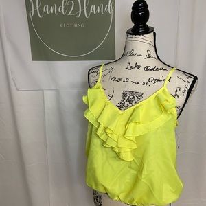Neon Blouse Tank